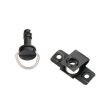Quick release skruv-popnit 19mm Svart
