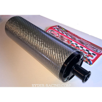 Ljuddämpare svart CS Racing Factory 60mm L. 220mm_2