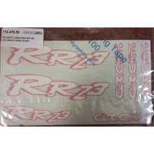 GRC RRz3 Klistermäkeskit Röd/vit
