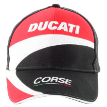 Keps, DUCATI MOTOGP, Svart/Röd/Vit