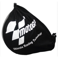 Black/Grey Motorbike Drawstring Helmet Bag Official Moto GP Motorcycle 