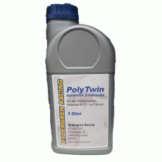 Poly Twin Syntetisk Racing 2-taktsolja 1 liter, Low smoke