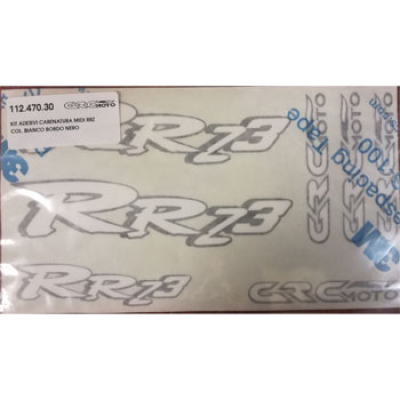 GRC RRz3 Klistermärkeskit svart/vit