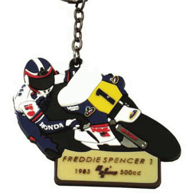 MotoGP Nyckelring Legend, Freddie Spencer #1