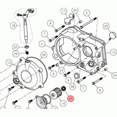Fjäder till oljefilter Daytona Anima 150/190 4V