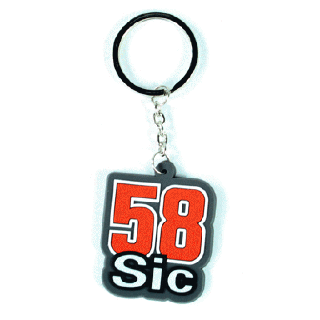 Schlüsselanhänger Marco Simoncelli Supersic 58 Keyring Sic 58 MotoGP Legends 